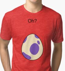Pokemon GO Egg Oh? Purple 10km Tri-blend T-Shirt