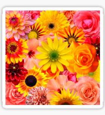 ORANGE FLOWERS Sticker