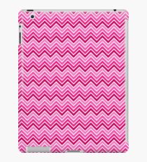 Bright Pink Ombre Chevron Pattern iPad Case/Skin