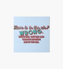 love is in the air? WRONG. Art Board