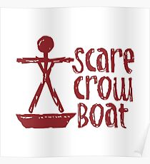 Scarecrow Boat Poster
