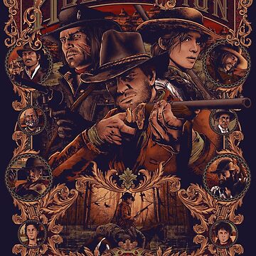 Arthur Morgan Antique Artwork | Active T-Shirt