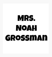 Mrs. Noah Grossman Photographic Print