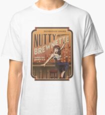 The Nutty Brewnette, American Brown Ale Classic T-Shirt