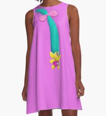 Vestido acampanado Trolls
