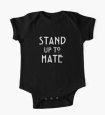 Stand Up To Hate and Racism One Piece - Short Sleeve
