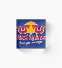 Red Spice Acrylic Block