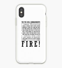 It's the TEN DUEL COMMANDMENTS iPhone Case