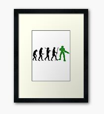 Evolution of Chief Framed Print
