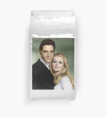 Live a Little Love a Little - Celeste & Elvis Duvet Cover