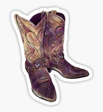 Cowgirl Boots Sticker