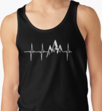 MOUNTAIN IN MY HEARTBEAT T SHIRT Tank Top