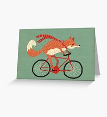 mr. fox Greeting Card