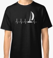 SAILING IN A HEARTBEAT T SHIRT Classic T-Shirt