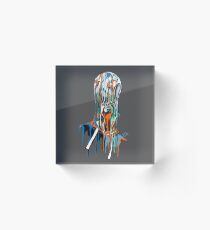 Soccer kide 001 Acrylic Block
