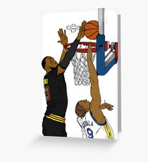 The block Greeting Card