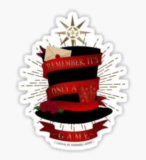 Caraval | 'Remember, it's only a game.' Sticker
