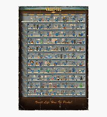 Fallout 4 "Perk Chart" Photographic Print