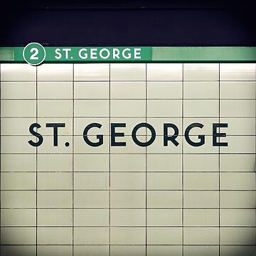 Artwork thumbnail, Toronto St. George Subway Sign Line 2 by stationtoronto
