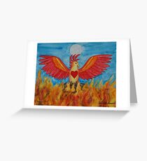 Born of Fire Greeting Card