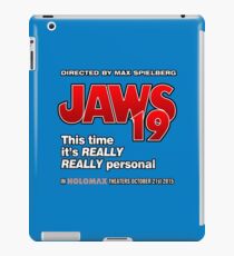 Jaws 19 - This time it's really really personal (Back to the Future) iPad Case/Skin