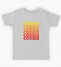 Vintage Corgis Kids Tee