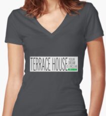 TERRACE HOUSE: YOUR DREAM IS UNCLEAR PLAIN Fitted V-Neck T-Shirt
