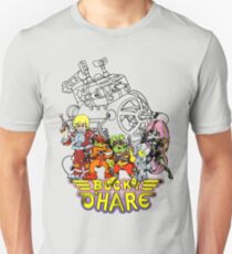 Bucky O'Hare - Logo - Group with Ship - Color Unisex T-Shirt