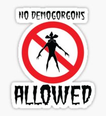 Stranger Things Demogorgon Sticker