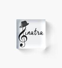Frank Sinatra Acrylic Block