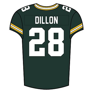 AJ Dillon Home Jersey Sticker for Sale by designsheaven