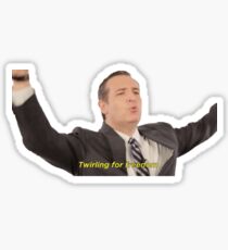 Twirling for freedom! Sticker