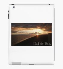 Captioned Dublin Bay Sunset iPad Case/Skin