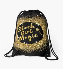 Mochila saco Black Girl Magic. Gran idea de regalo