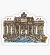 Pegatina Fuente de Trevi, Roma