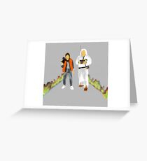 Back to the Future Greeting Card