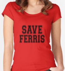 SAVE FERRIS Women's Fitted Scoop T-Shirt