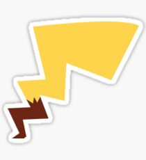 Male Pikachu Tail Sticker