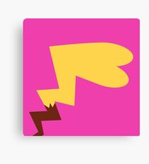 Female Pikachu Tail Canvas Print