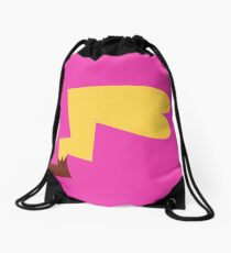Female Pikachu Tail Drawstring Bag