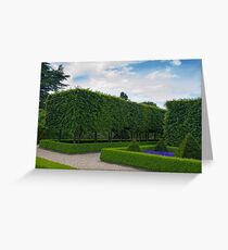 Formal gardens Greeting Card