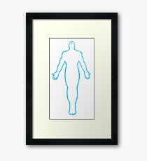 Dr Manhattan Watchmen Framed Print