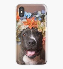 Flower Power, Angel smiling iPhone Case