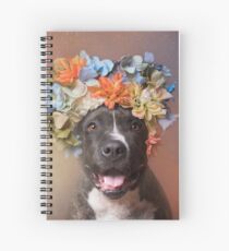 Flower Power, Angel smiling Spiral Notebook