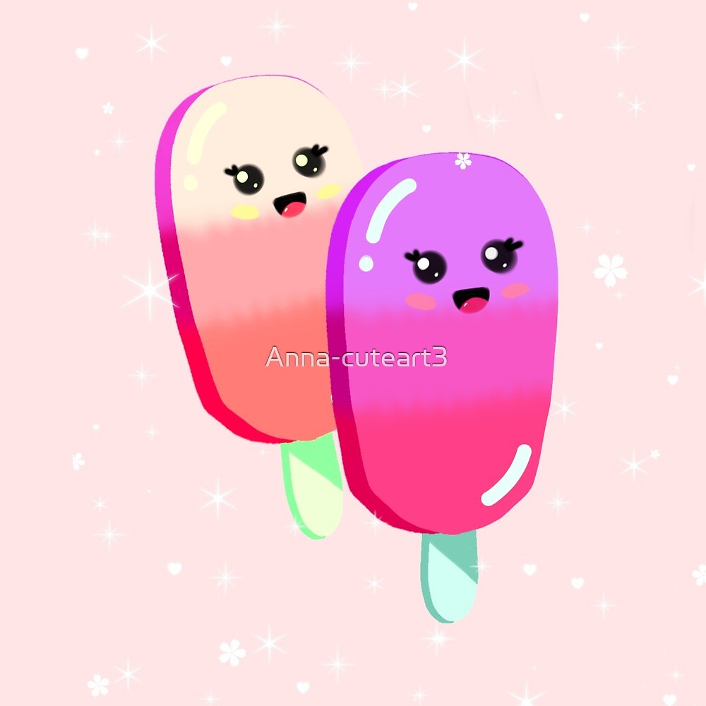 "Cute popsicle art" by Annacuteart3 Redbubble