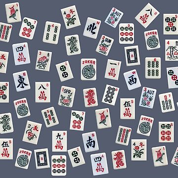 Full Of Mahjong Tiles The Chinese Korea Japanese Game On Green Background  Stock Photo, Picture and Royalty Free Image. Image 77790553.