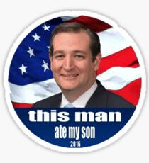 beware ted cruz Sticker