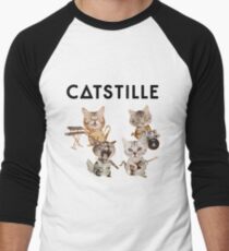 CATSTILLE Men's Baseball ¾ T-Shirt