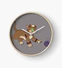 Druid Kitty 2 Clock