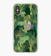 Kaktus-Faultier iPhone-Hülle & Cover